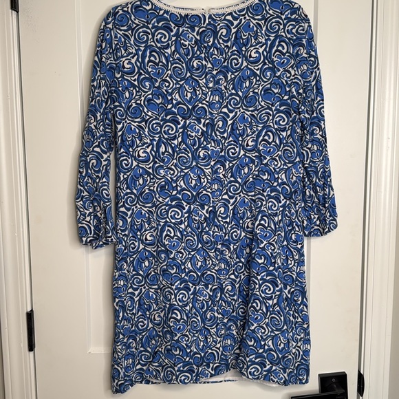 Lilly Pulitzer Julianna Tunic Dress in Indigo Chasing Tail - M - Picture 8 of 8